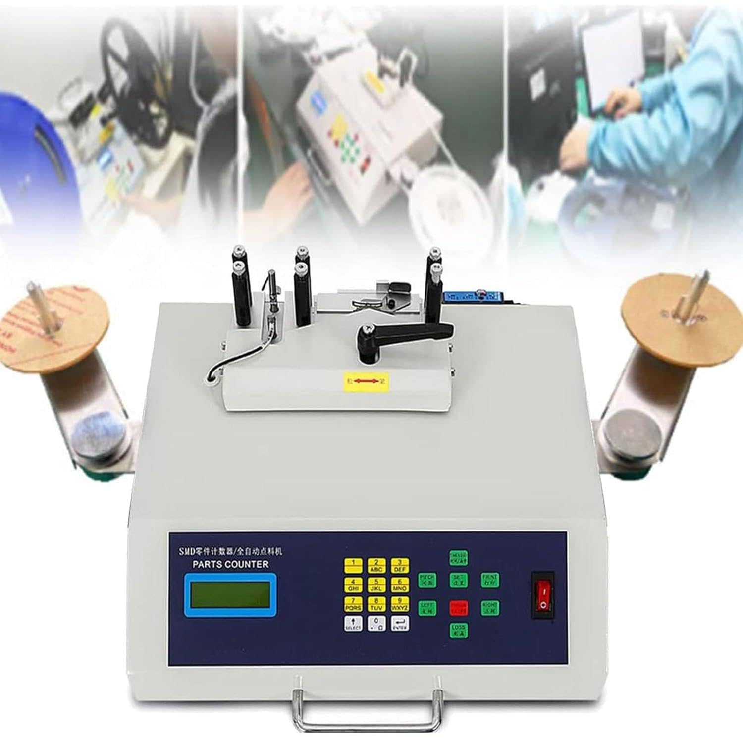 PixCy Automatic Smt Smd Parts Counter,Automatic Smt Smd Parts Component Counter Counting Machine,Smt Leak Detection,For Smd Material Belt Type Components,-99999~99999 PCS Counting Range