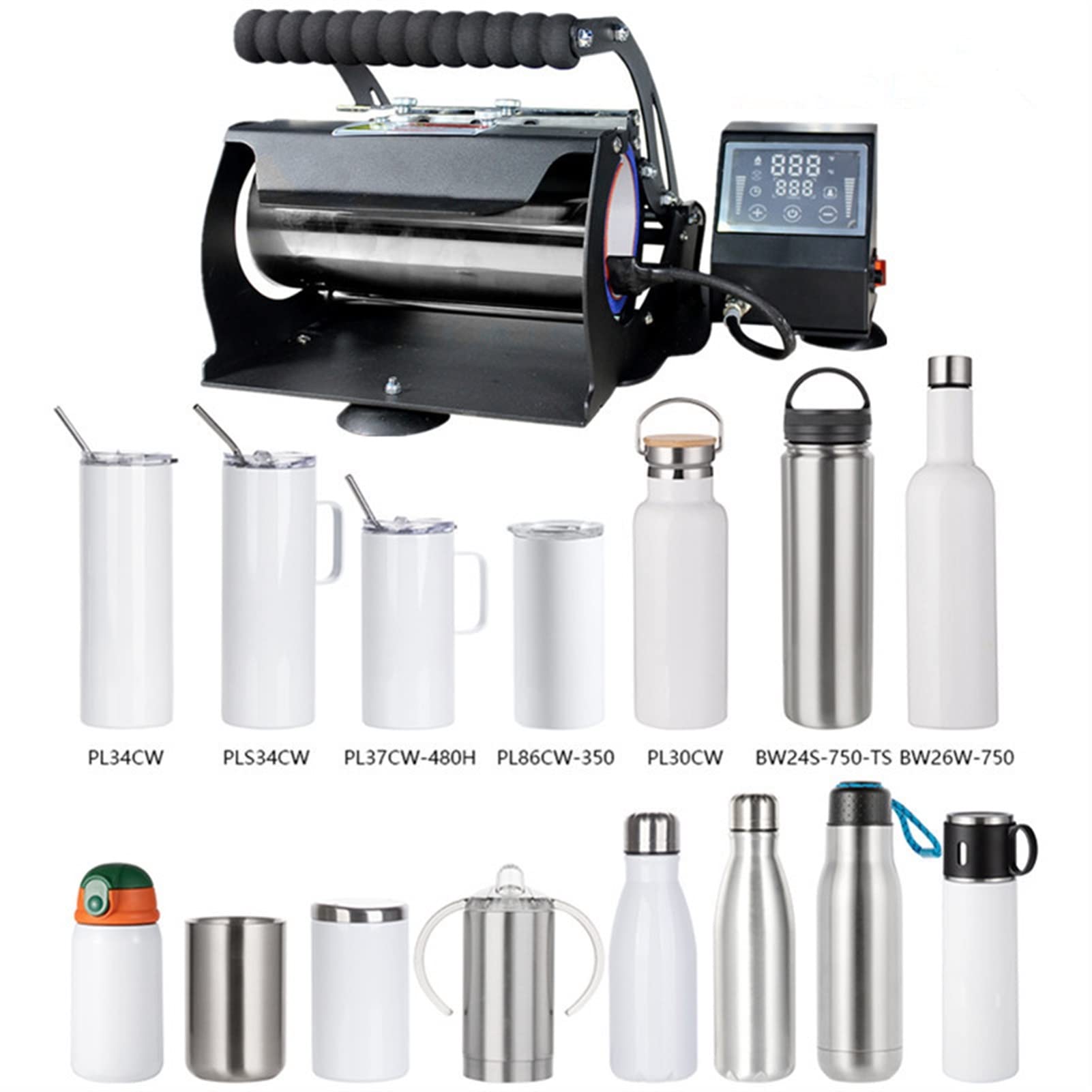 Easy Sublimation Machine Maszyna 20oz 30 uncji Maszyna do prasy ciepła do druku cyfrowego(20oz)