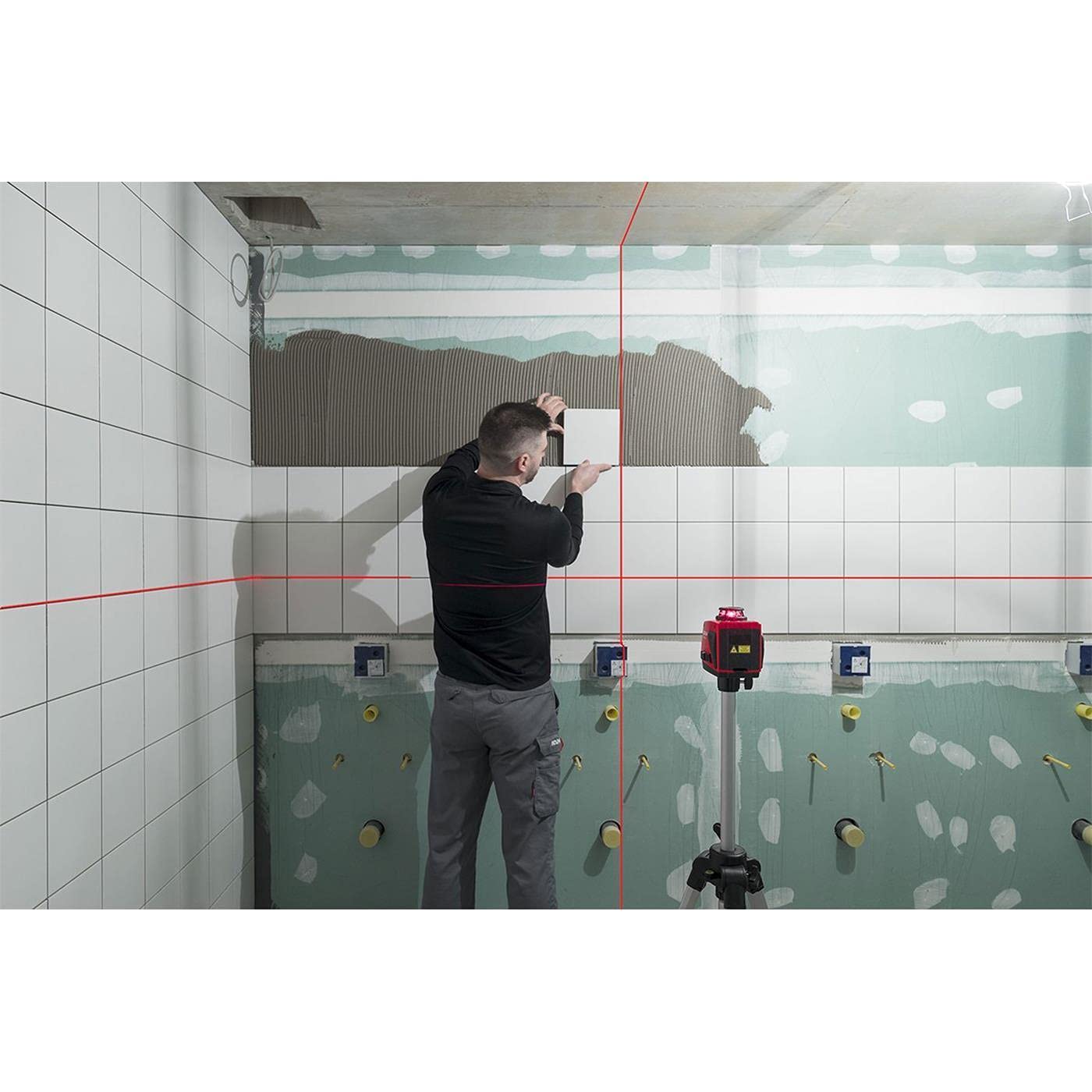 SOLA PLANO3D - Nivel láser de líneas PLANO 3D para nivelar tanto horizontal como verticalmente
