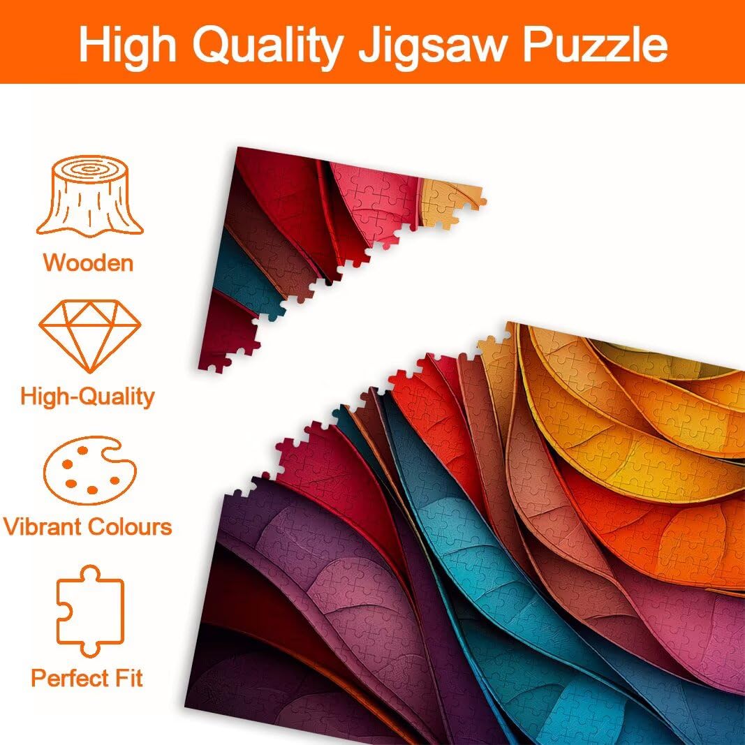 Puzzle Couleur, Puzzle 1000 Pièces Adultes, Puzzles Classiques, Décor -8794