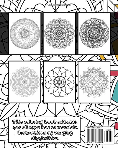 Mandala Coloring Book: 20 designs with Fun, Easy, Complex and Relaxing Coloring Pages image 2