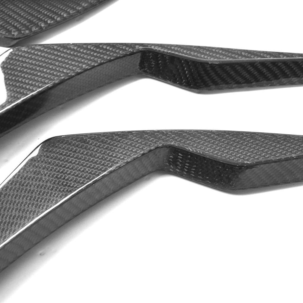 Fits for GT-R Nismo Front Bumper Splitter Fins Spoiler Trims Winglet Coupe 2-Door Carbon Fiber 2015-2016