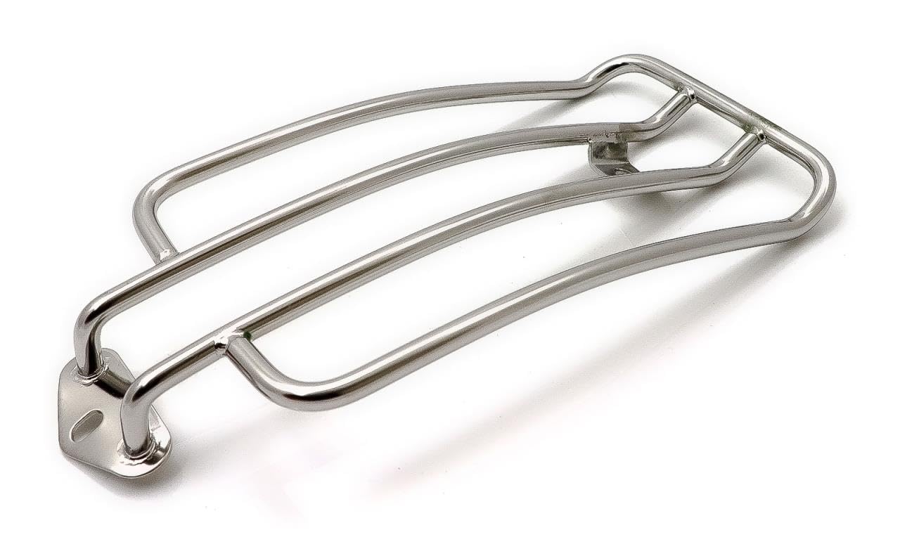 Gepäckträger Silber für Harley Davidson Dyna Street Bob 2006-2017 Wide Glide 2010-2017