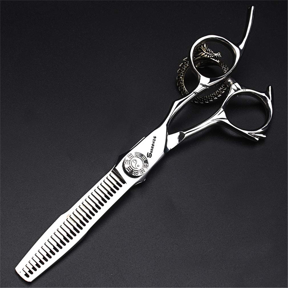 Set 6.0 Pouces De, Barber Scissor Japon 440C en Acier Inoxydable Styling Professionnel Coiffure Outil (and Light Sharp), pour Coiffure, Utilisation À Domicile, Salon