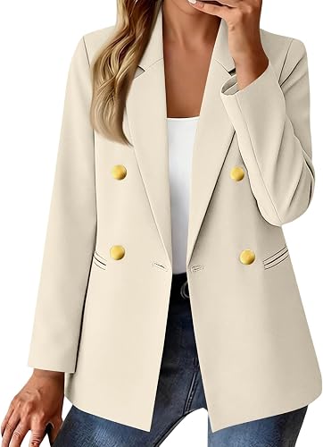 Blazers for Women Business Casual Open Front Suit Jackets Lightweight Plus Size 