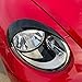 Car Headlamp Headlight Eyebrow Eyelids Cover Trim For VW Beetle A5 2012-2018