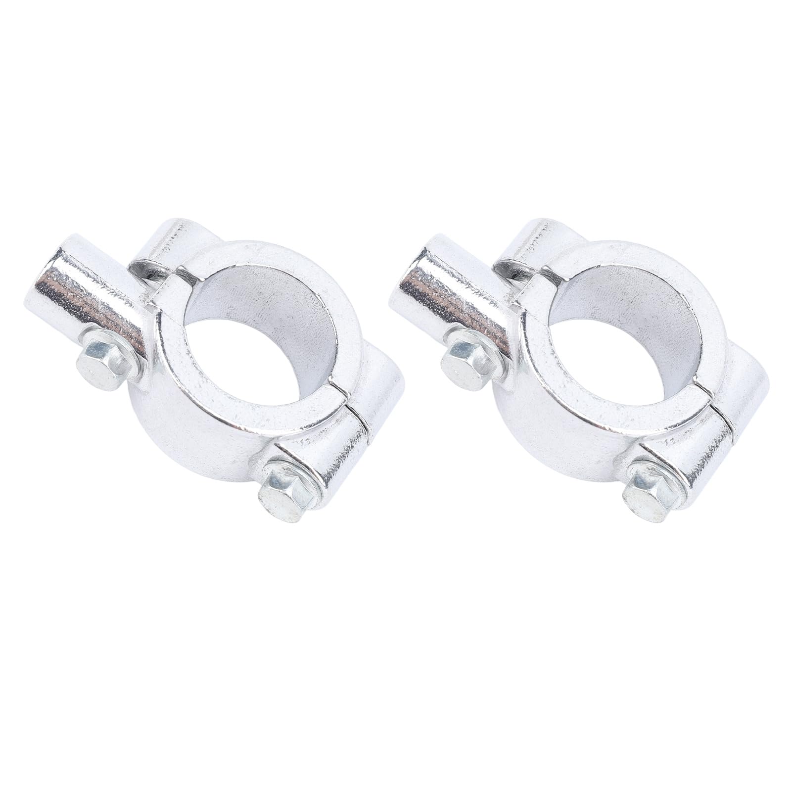 2 Stück Motorrad Spiegelhalterung 25mm Lenkeradapter aus Aluminium für M8 Gewinde Roller Custom Bikes Projektmotorräder stabile Befestigung werkzeuglose moderne Optik Scrambler