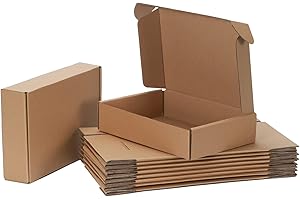 9x6x2 Economy Small Cardboard Shipping Boxes - 20 Pack