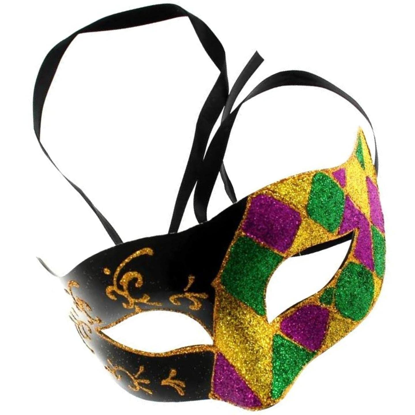 Topkids Accessories Masquerade Mask For Women and Men, Venetian Mask Halloween Mask, Masks for Masquerade Ball, Fancy Dress Adult, Cosplay accessories,