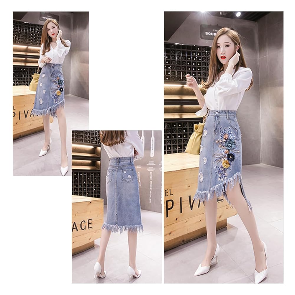 【WOOHWA】CUT OUT DENIM SK WOOHWA】CUT OUT DENIM SK (WOOHWA/スカート) 106580503【BUYMA】