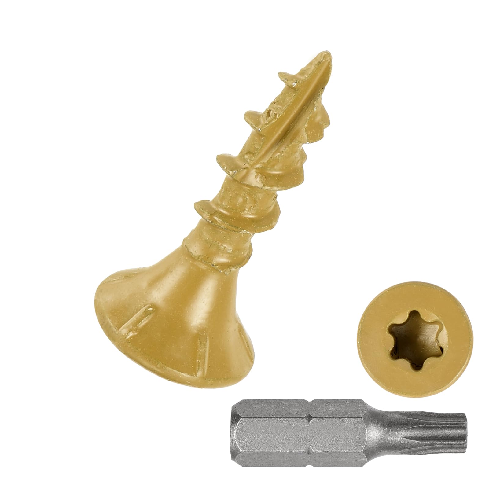 DTGN #8x3/4" Deck Screws, 200Pack, Good for Decks Fences, Frames, Farms, Outdoor Furniture