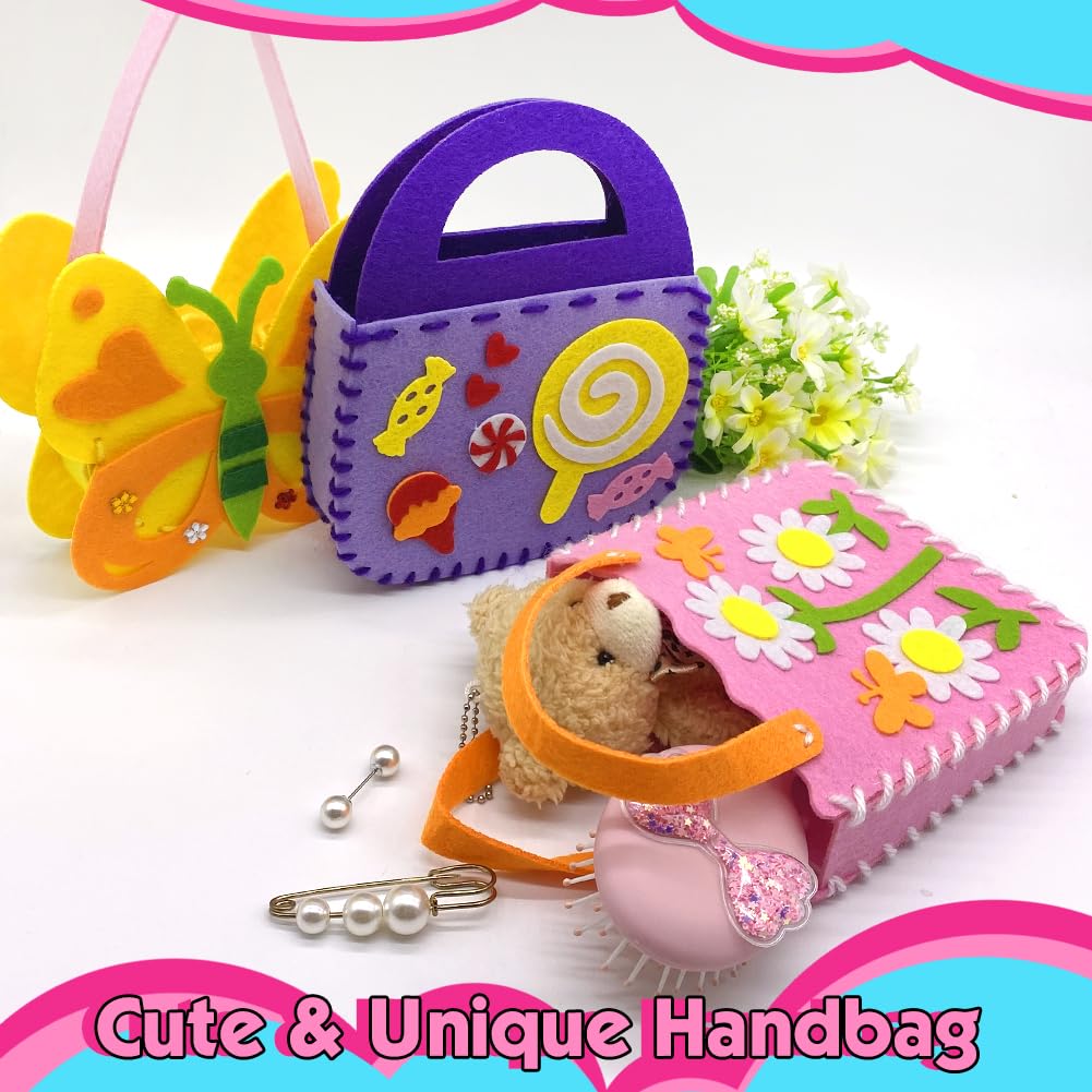 Kit De Couture Enfant 14 Pièces – Animaux Polaires En Feutre, Aiguilles Plastique, Parfait Pour Débutants