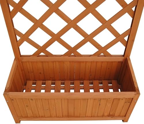 Miniatura 4 de WEMYUFURN Trellis Planter 2' 4" x 11.8" x 4' 5",Raised Garden Bed,Outdoor Planters for Flower Herb Garden