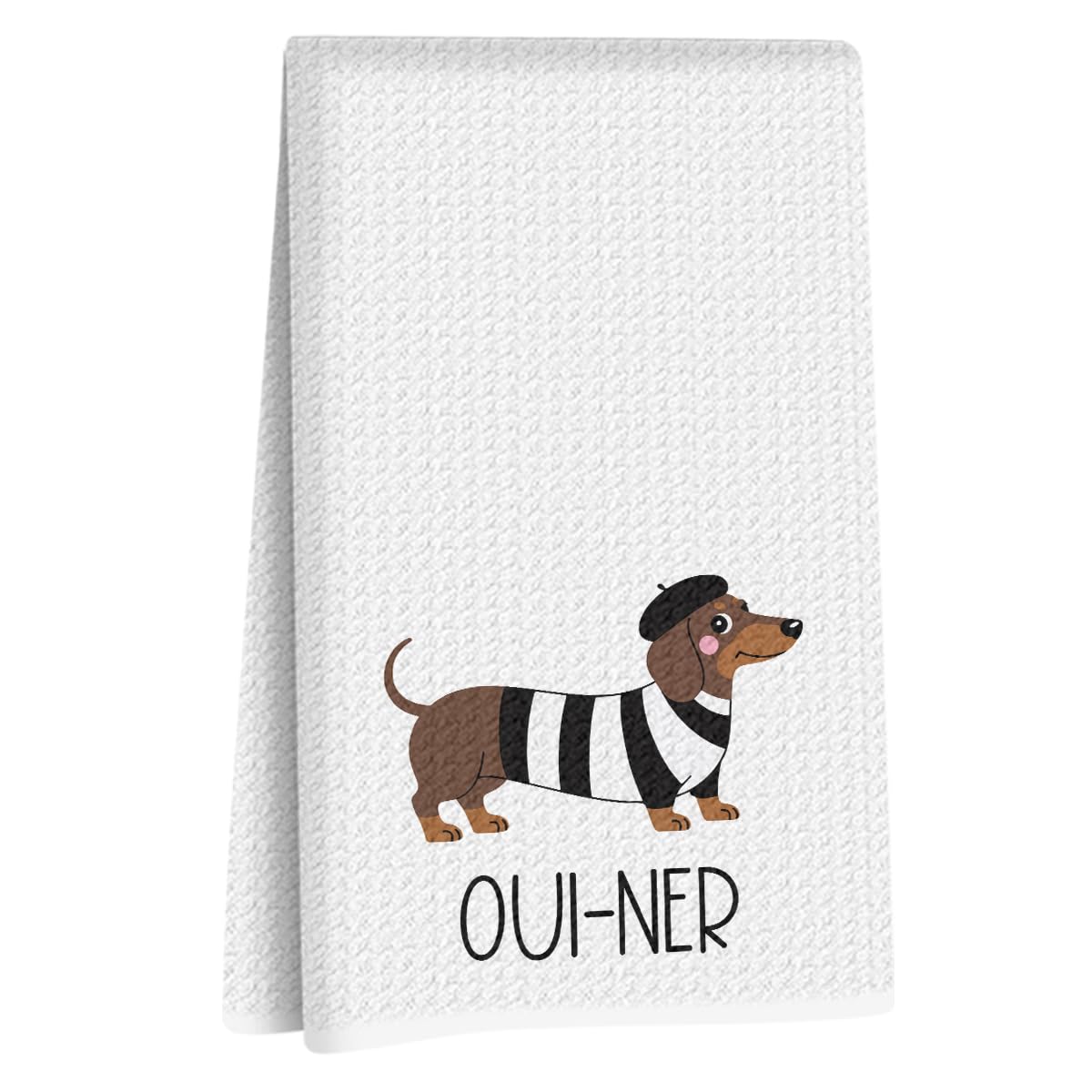 Dachshund Kitchen Towels 24x14 Inch, Dachshund Gifts Reusable Dish Towel