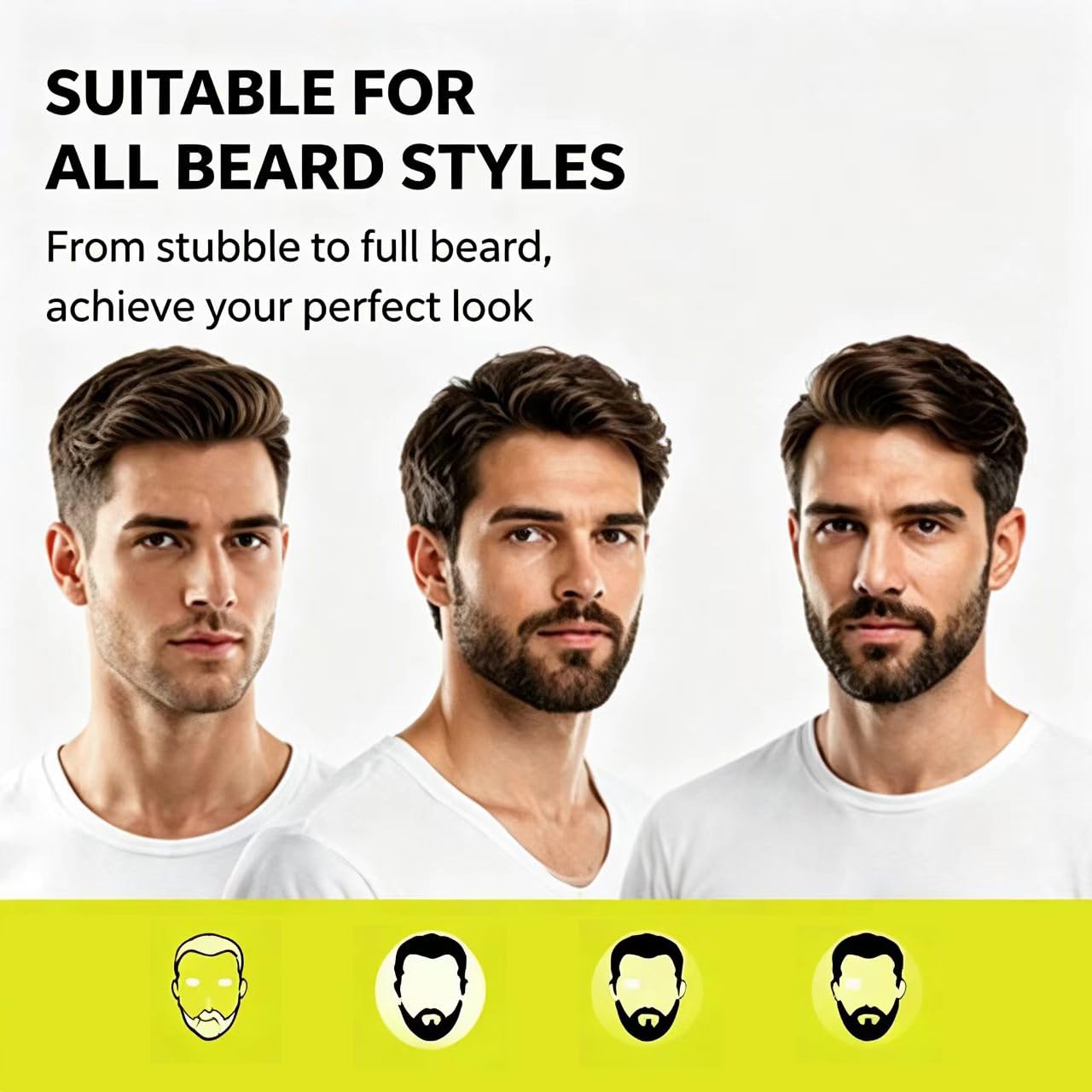 Lot de 4 lames de rasoir One Blade pour OBlade QP220 QP2824 QP2724 QP2520 QP2630 QP65XX compatibles avec Philips OneBlade Pro Lames de rechange pour homme