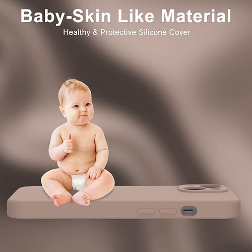 Miniatura 6 de DEENAKIN Funda para iPhone 13 con protector de pantalla cubierta de cámara mejorada goma de gel de silicona suave probada en caídas de 16 pies funda