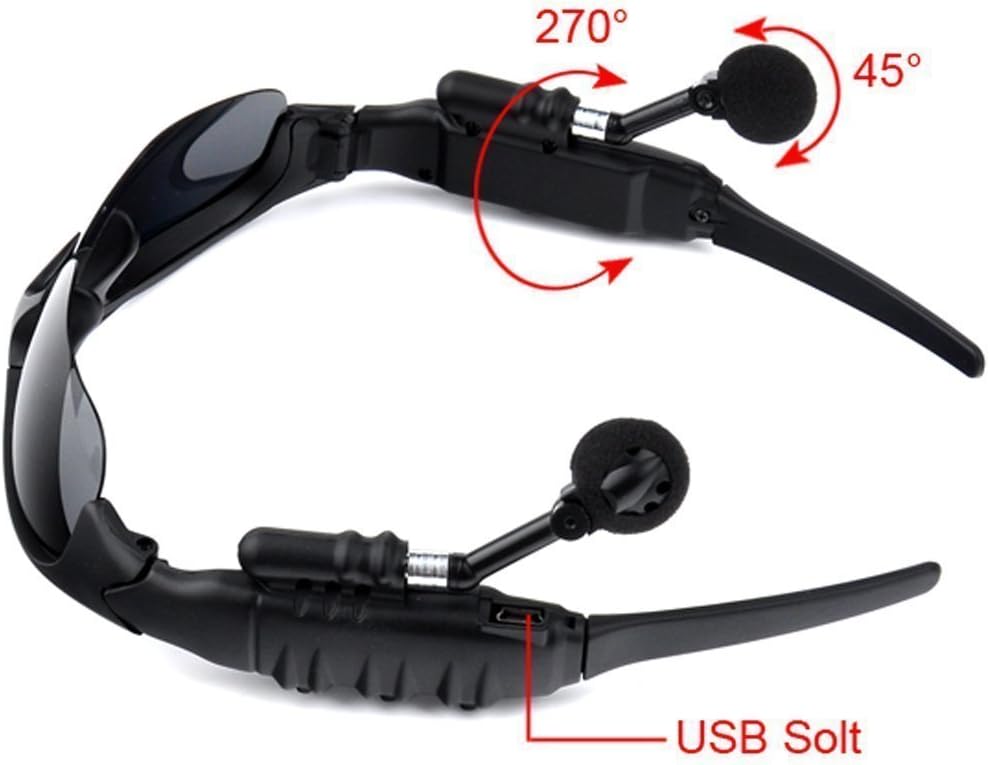 NEEWER Bluetooth Sunglass (Polarized Lenses) Handsfree Headset for CellPhone Mobile Phone