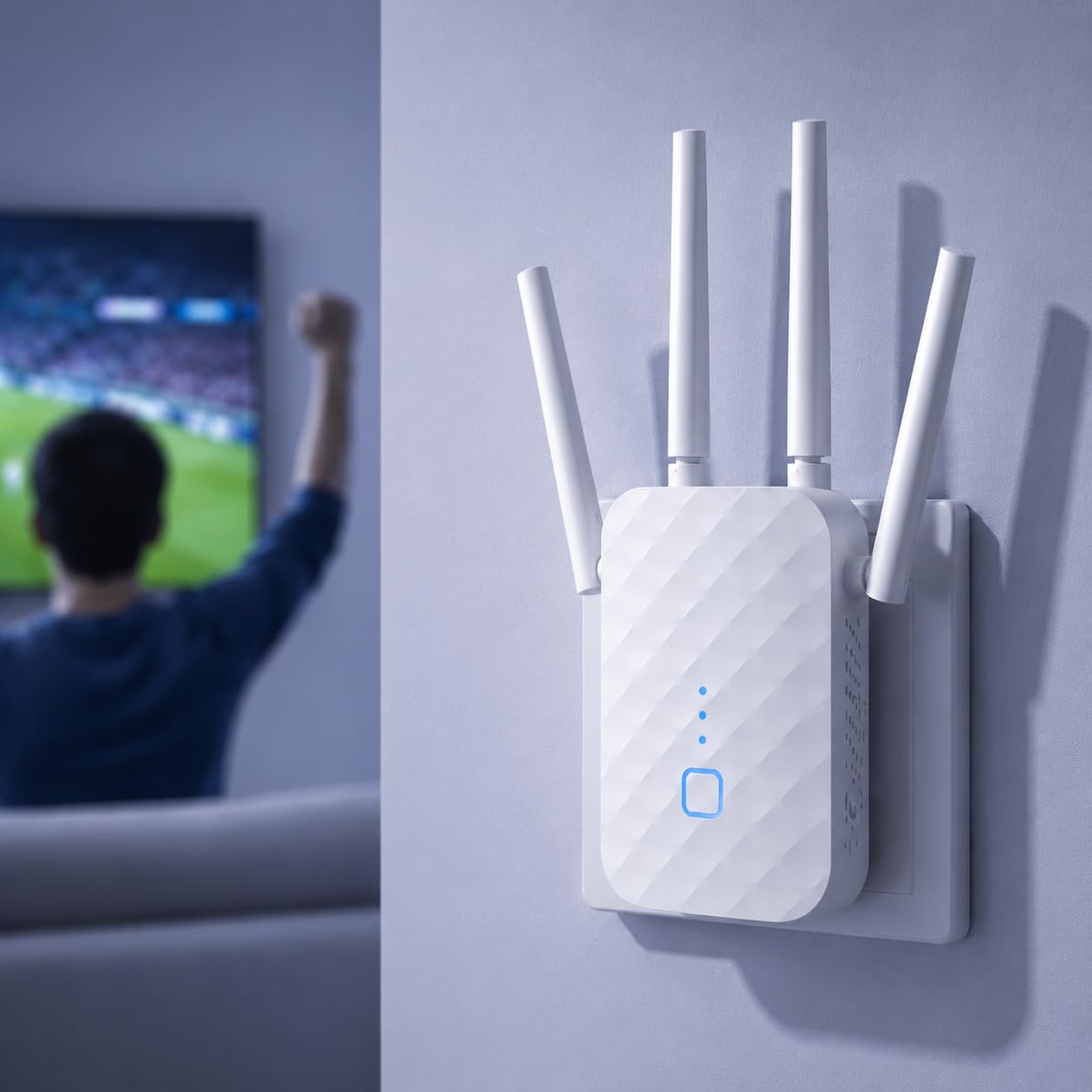 MEETOWN WLAN Repeater Outdoor, WLAN Verstärker Outdoor, IP67 Wetterfester, 20260720