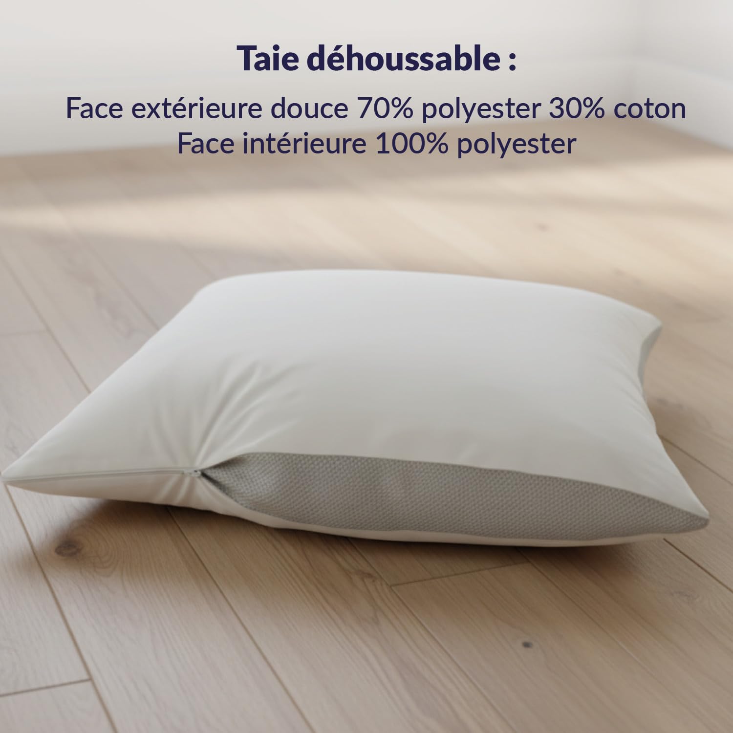 Cuscino Dodo Aquagel in poliestere/Modal, uni + rivestimento