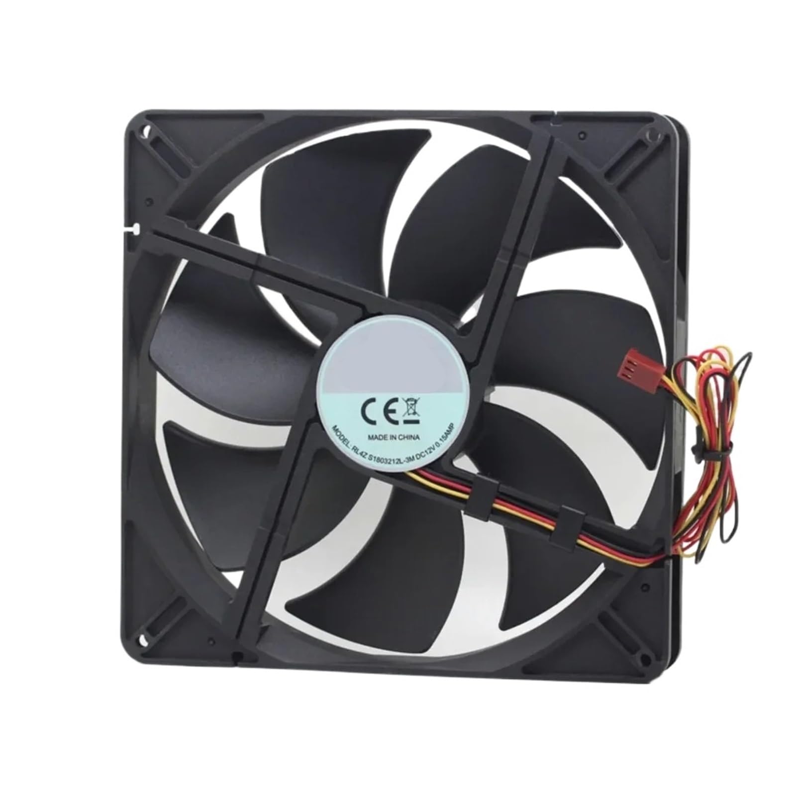 Ventilateur de refroidissement 180 mm silencieux 12V RL4Z à basse consommation
