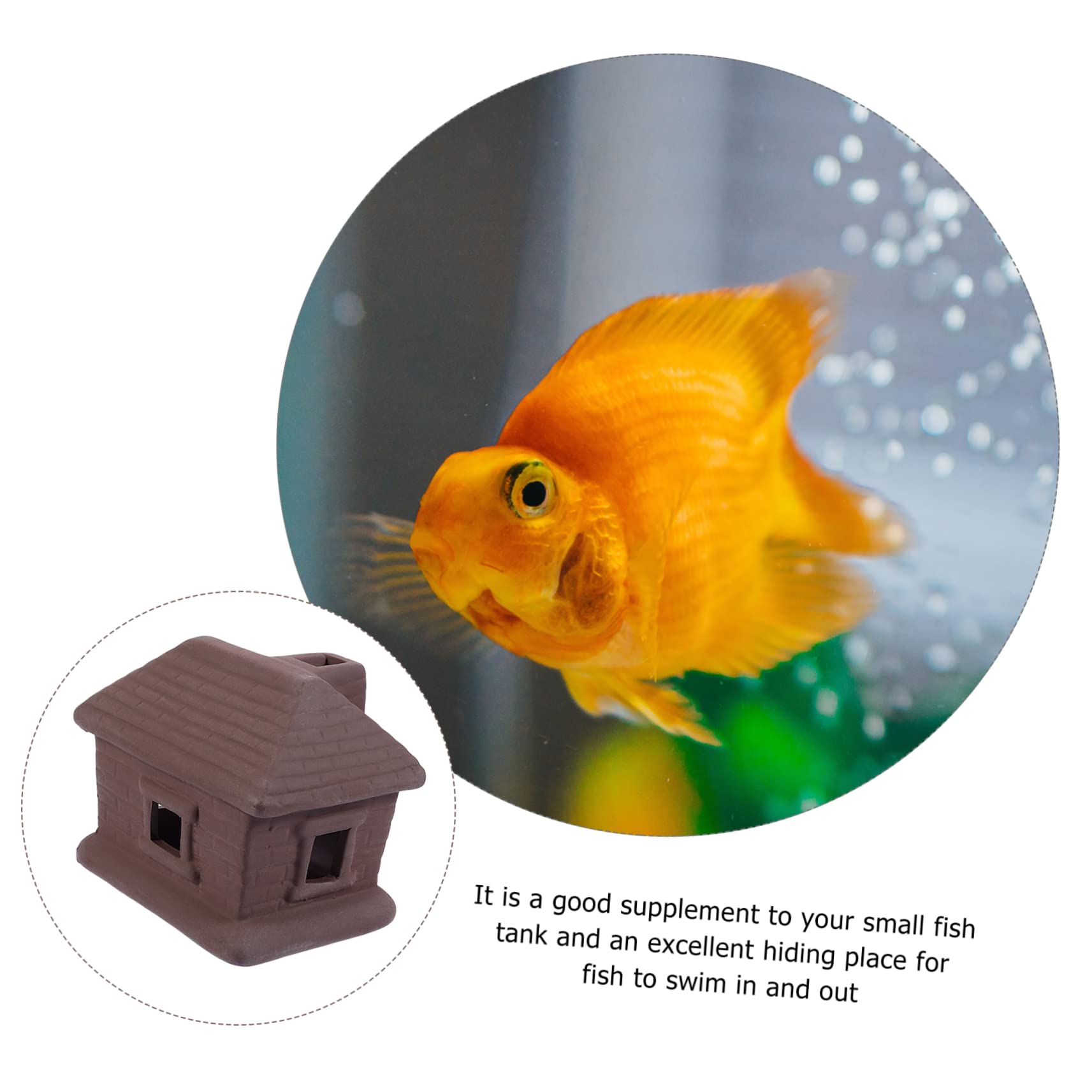 Sosoport 3stücke Aquarium Dekoration Fischhöhle Für Zucht Und Versteckmöglichkeiten Im Fischbecken Lebensnahe Gestaltung Für Aquarienlandschaften Für Fische Und Garnelen