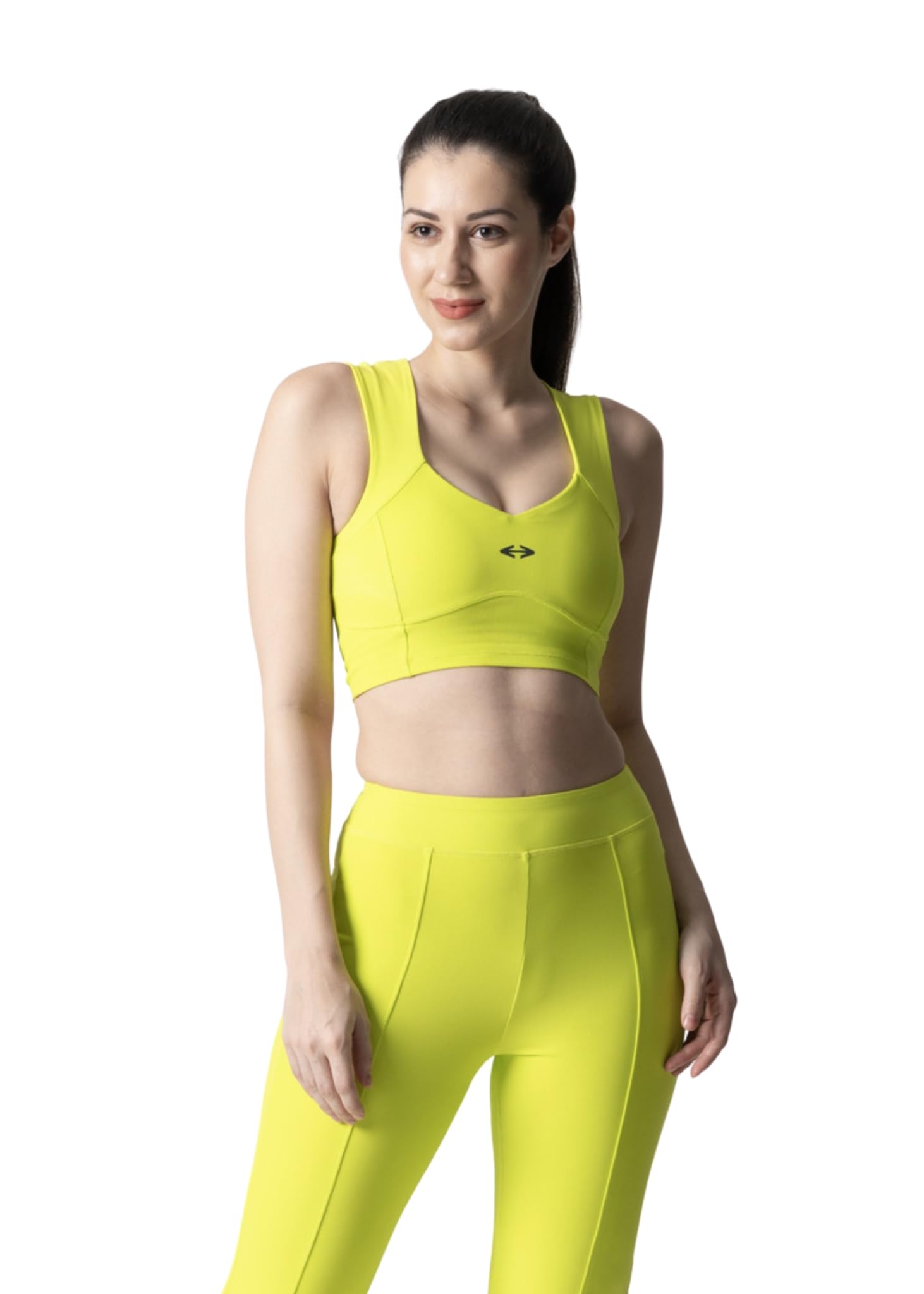 strch Women's Nylon Slim Fit RibFlex Bra | Seamless, Stretchable & Lightweight Activewear for Gym, Yoga, Running | Stylish & Supportive Fit-picture-10