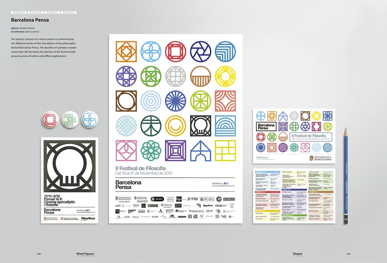Shapes. Geometric Forms in Graphic Design (2nd Edition - Paperback)