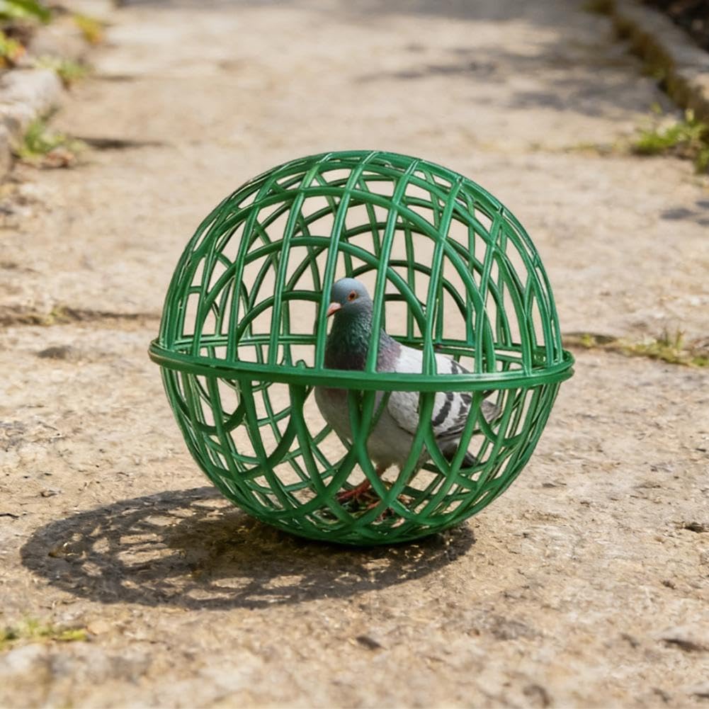 3 Pack Chicken Ball Cage, Movable Rollings Safety Coop for Free Range, Plastic Detachable Orb for Chickens, Rabbits, Ducks, Birds, Prevents Dog Bites and Horse Trampling, Outdoor Farm Use — view 6