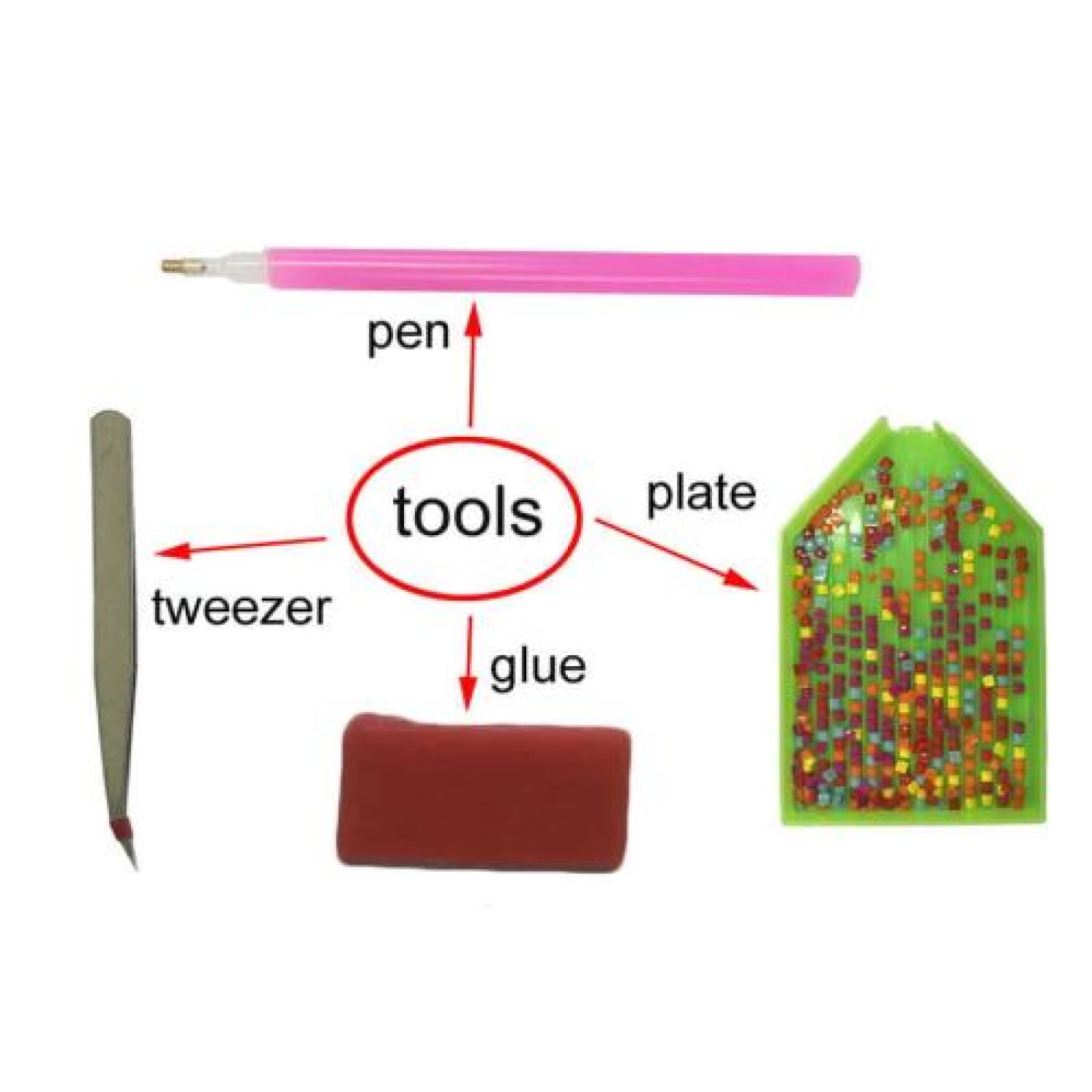 Kit Diamond Painting 5D – Cavallo Colorato – Tela 30x60 Cm Con Diamanti Rotondi – Completo Di Strass E Strumenti – Fai Da Te Per Adulti E Bambini