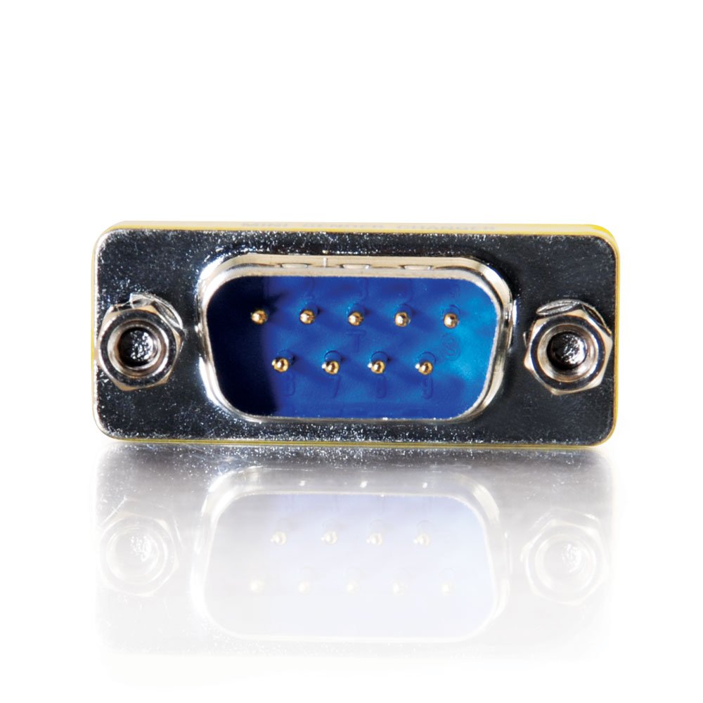 C2G/Cables to Go 02782 DB9 M/M Serial RS232 Mini Gender Changer (Coupler)