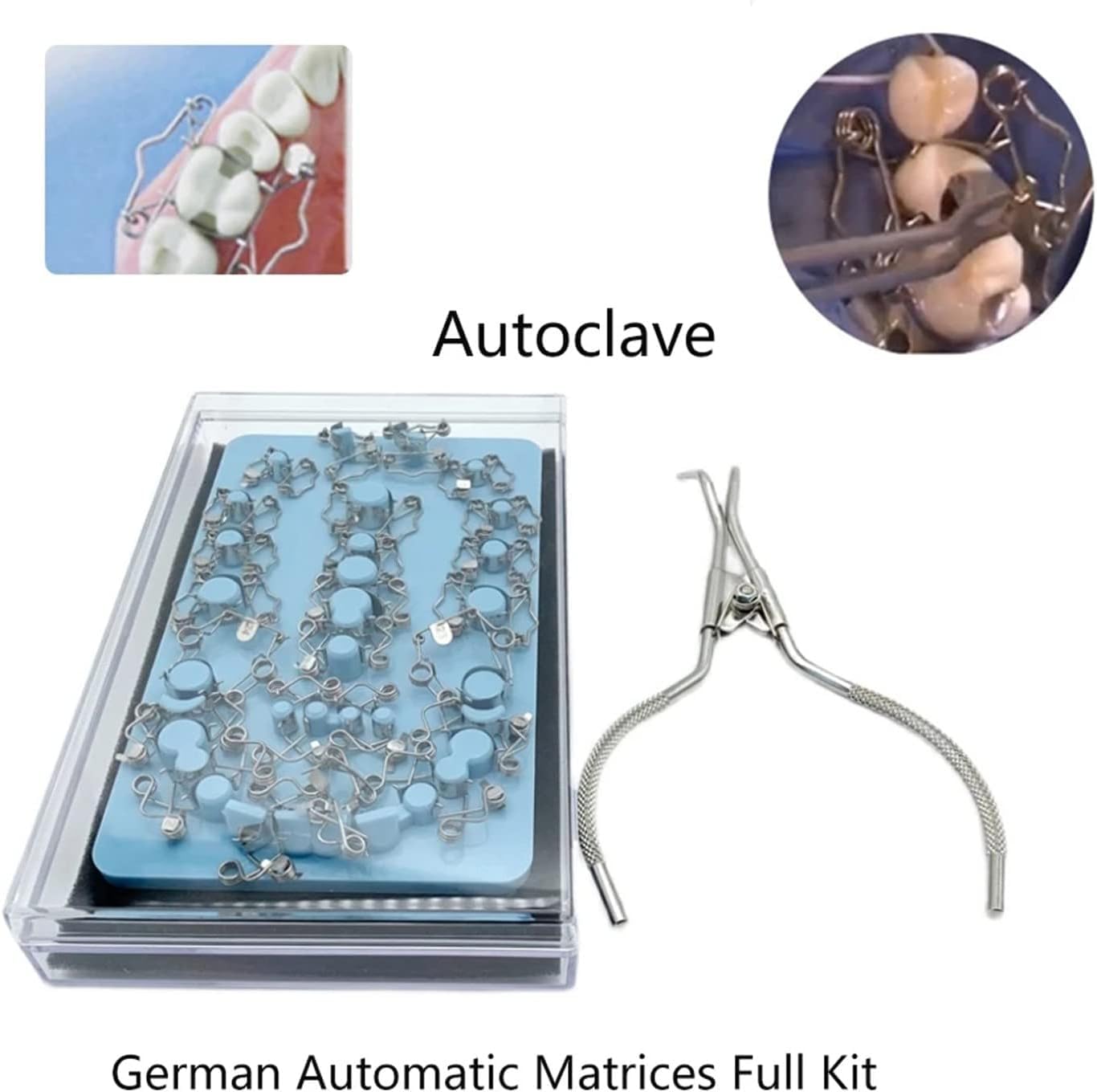 1 Satz Dental Matrix Automatische Matrizen Full Kit Matrizen Auto Forming Set für Zähne Ersatz Instrumente Werkzeuge