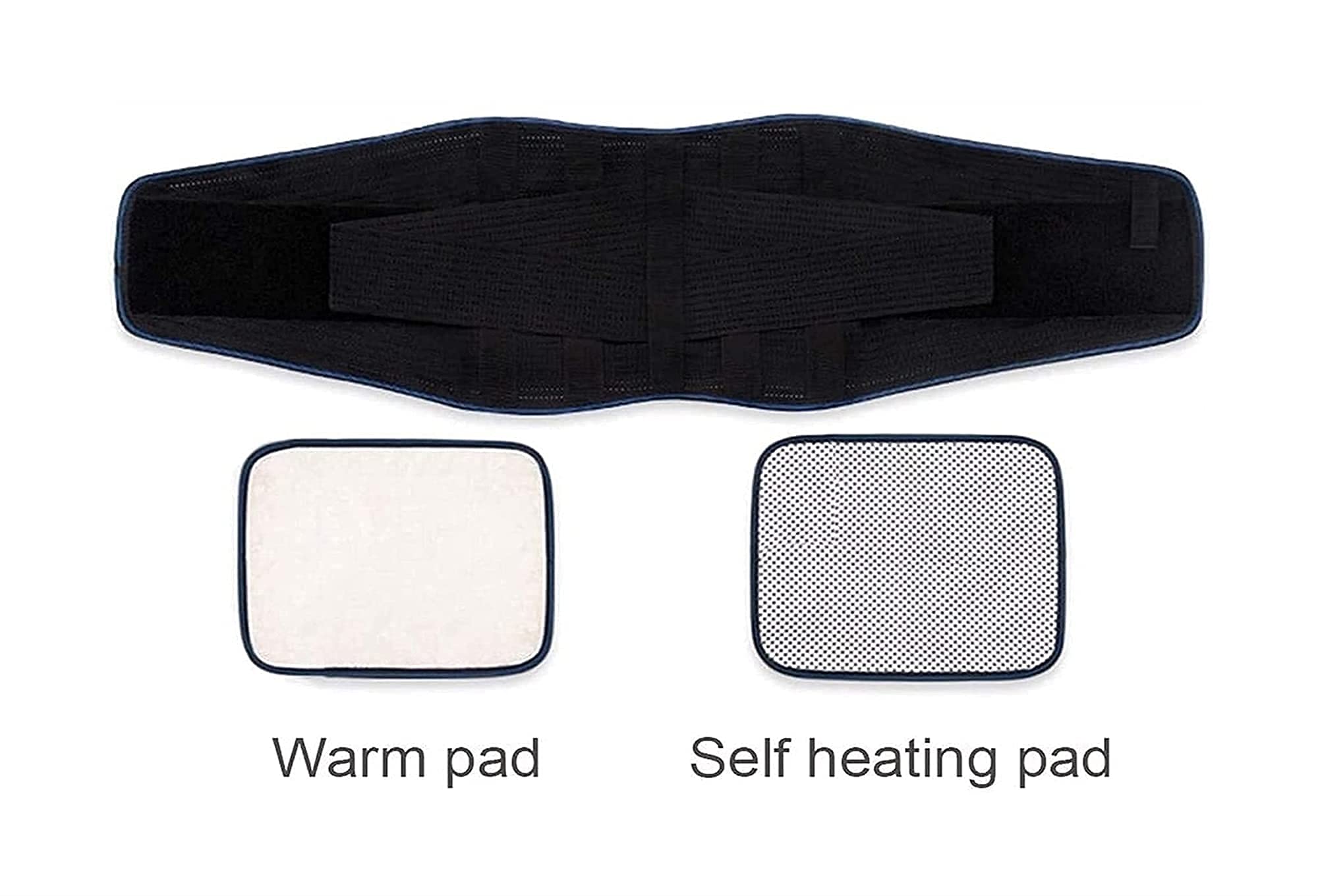 Calentamiento automático Espalda Brace Cinturón de Soporte Lumbar Brace de Espalda Baja Alivio del Dolor para Mujeres Hombres Hernia de Disco Ciática Escoliosis con extraíble ()