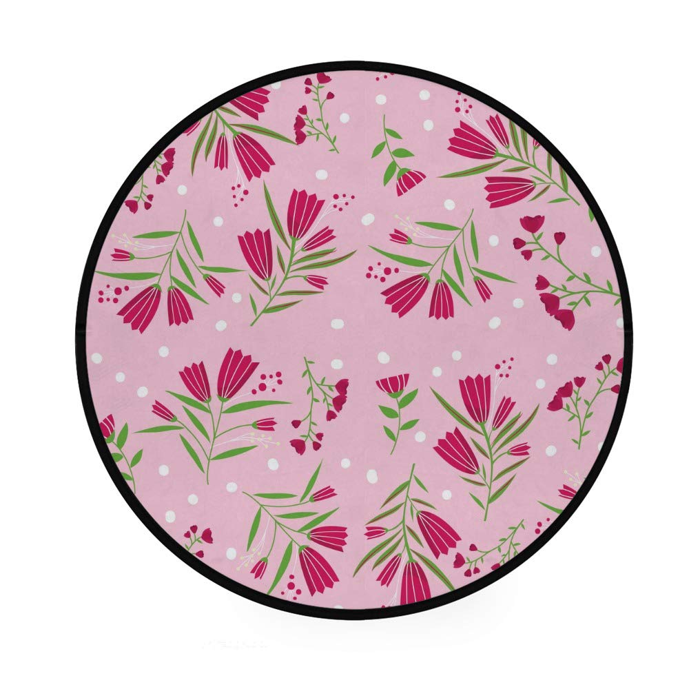 Paillasson rond cuisine intérieur extérieur tapis antidérapant absorbant animal domestique