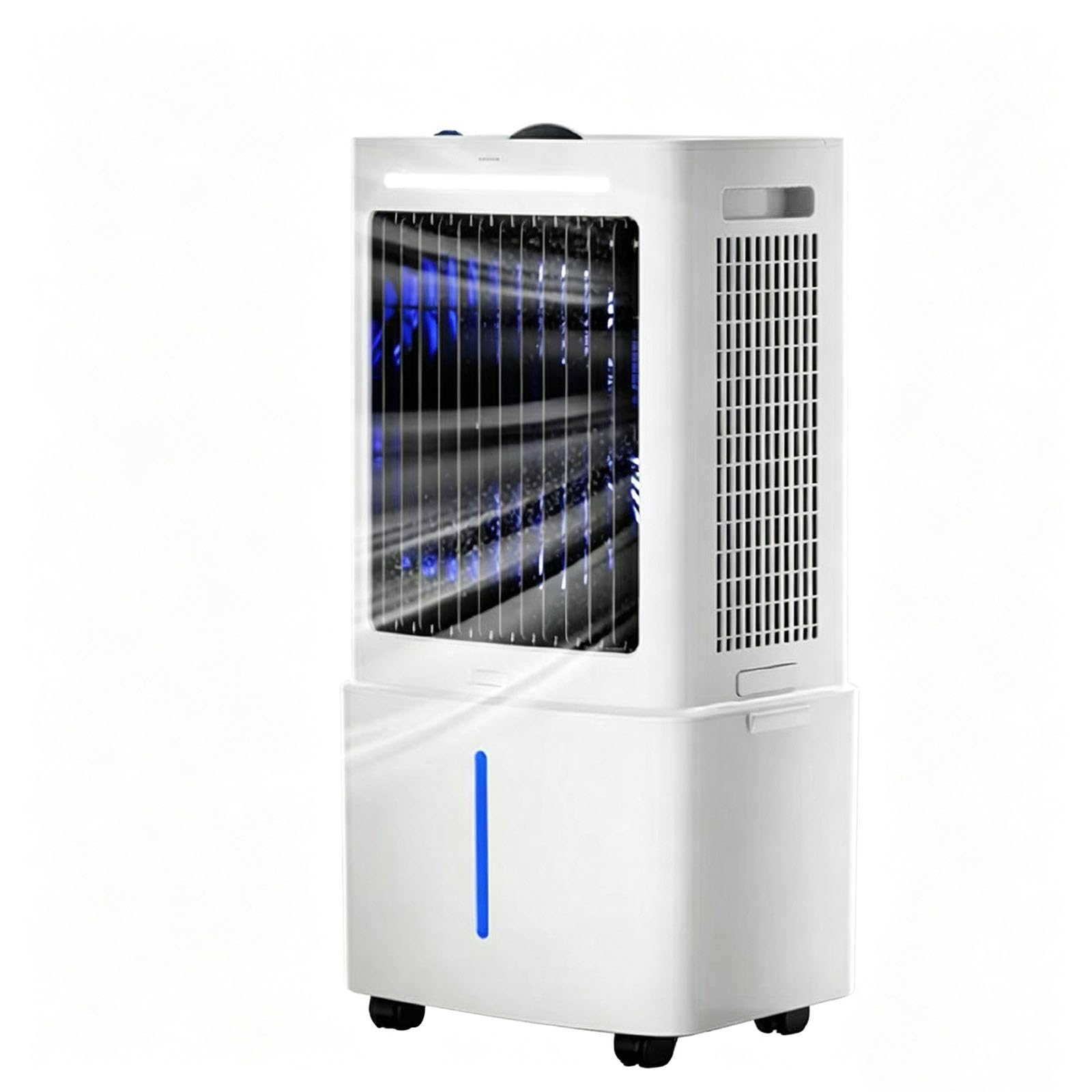 LDTTYRC Cooling Fan, Portable Air Conditioners Windowless, Swamp Cooler 3 Wind Speeds 12H Timer with Remote Control Evaporative Air Cooler for Room, Indoor, Garage