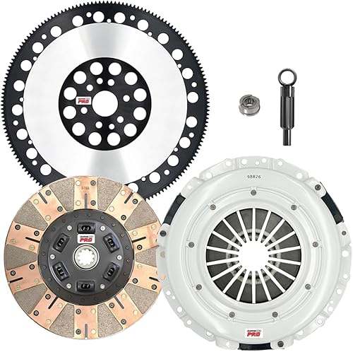 Miniatura 1 de ClutchMaxPRO Performance Stage 3 Kit de embrague con volante Chromoly compatible con Ford Mustang GT, Bullitt, Shelby GT 4.6L 8cyl