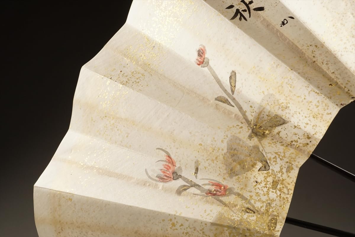 堀内宗完 兼中斎 秋の句 菊の絵画賛 茶掛軸 横 茶道具 表千家 堀内宗完