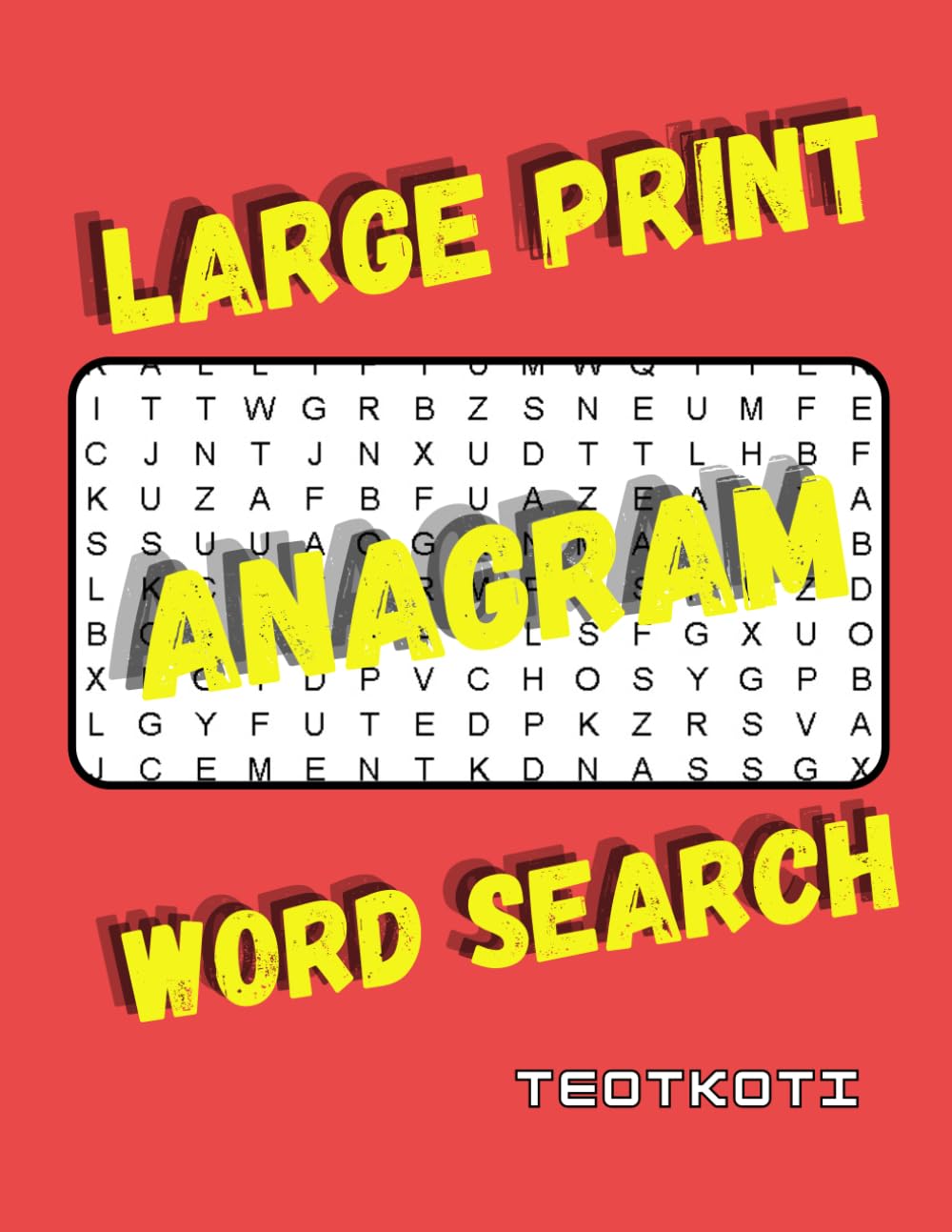 Large print anagram word search