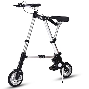ほぼ未使用　A-bicycle　折りたたみ自転車　キャリーバッグ付き　小型　軽量 Amazon | 軽量 持ち運び 6キロ折畳み自転車時速約15キロメートル