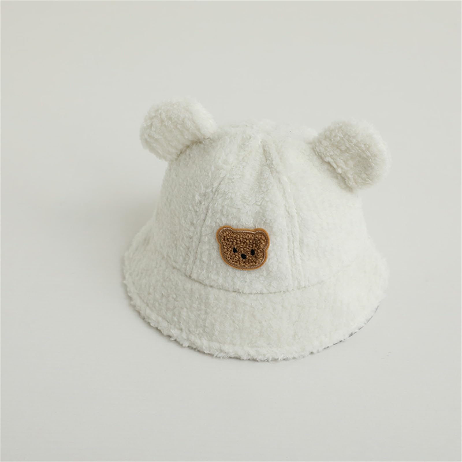 Gorro de pescador con forro polar para niños, cálido y suave, para niños y niñas de 3 a 8 años, esencial para otoño e invierno