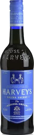 HARVEYS BRISTOL CREAM - Vino de Jerez, Vino Dulce, para Aperitivo, 17,5% Volumen de Alcohol - 75 cl