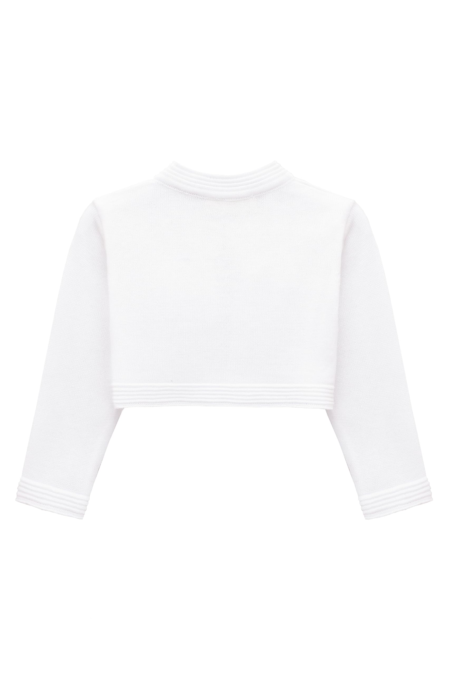 Lilax Maglione a maniche lunghe in maglia, da bambina, con chiusura a fiocco