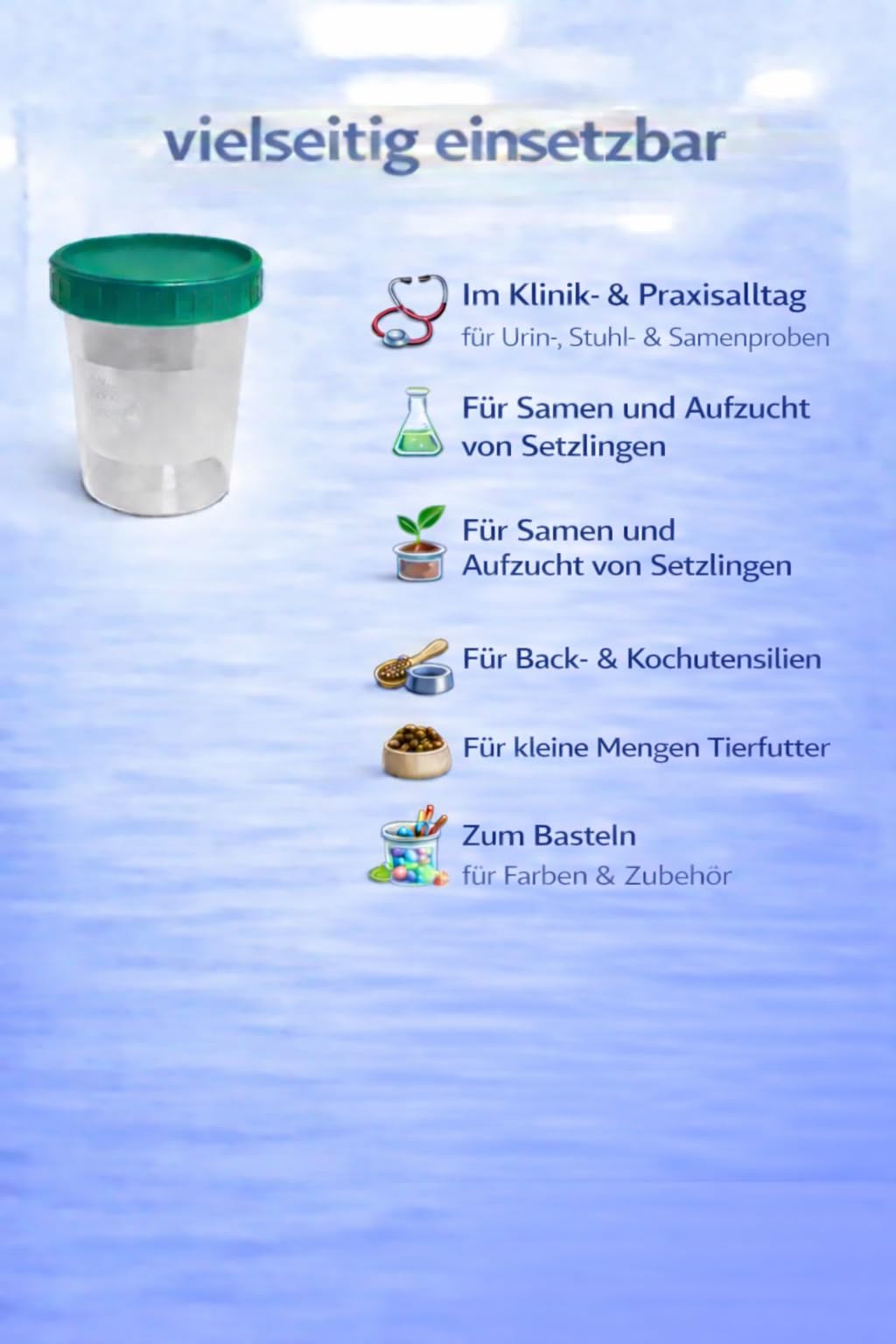 500 sztuk pojemników na mocz z zieloną zakrętką 120 ml, polipropylen, kubki na mocz, plastikowe kubki z pokrywką, pojemnik na próbki moczu, kubki na próbki, kubki na mocz do celów medycznych