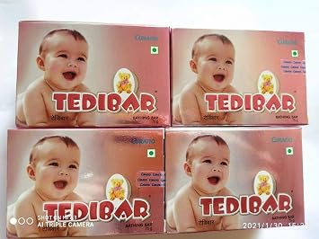 Vishal Store Tedibar Soap 75G (Pack Of 4) | baby bath soap