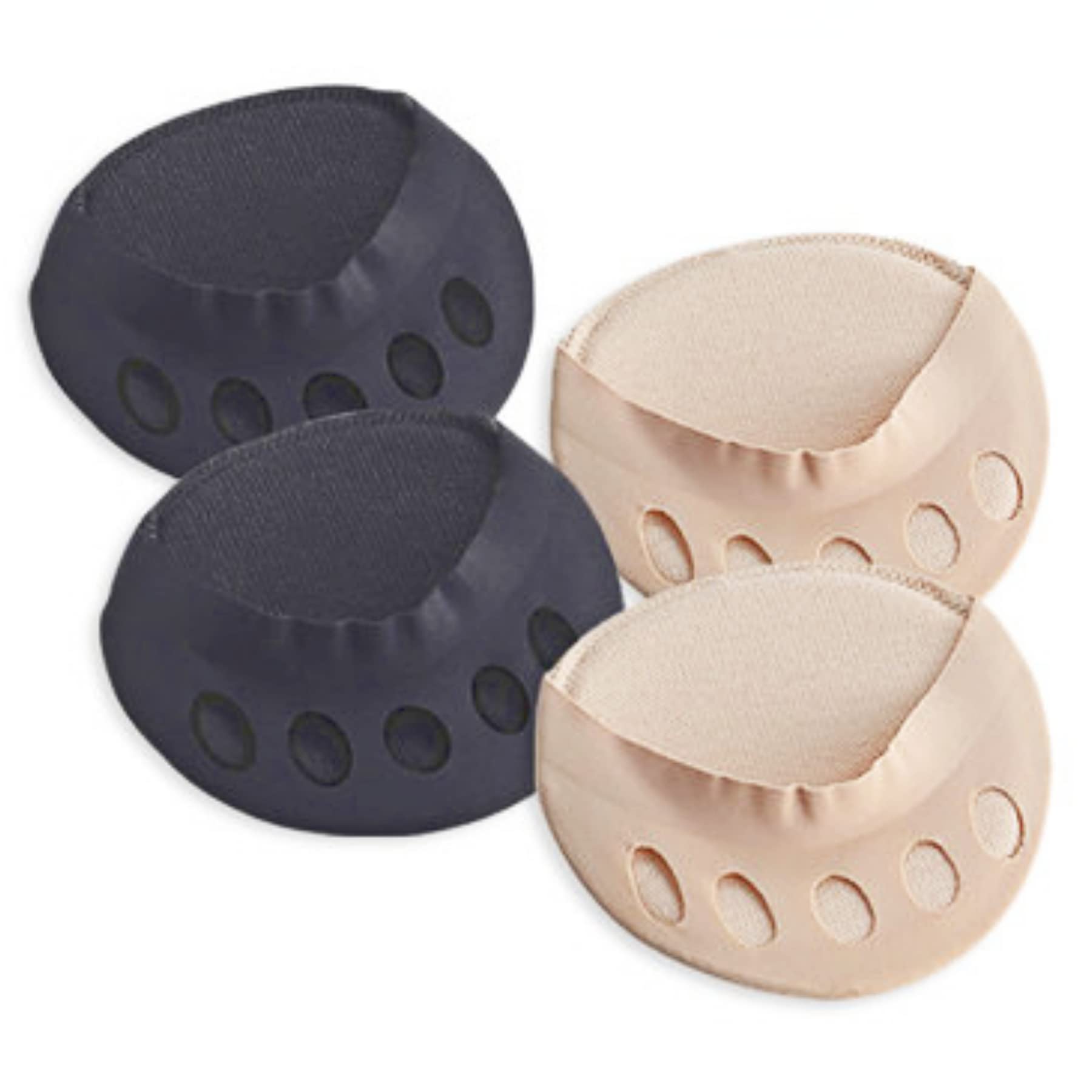 MidiciaiMidiciai Forefoot Pads (4 Pairs) Honeycomb Fabric Metatarsal Pads,Anti-Slip Invisible Forefoot Pads for Relieving Foot Fatigue