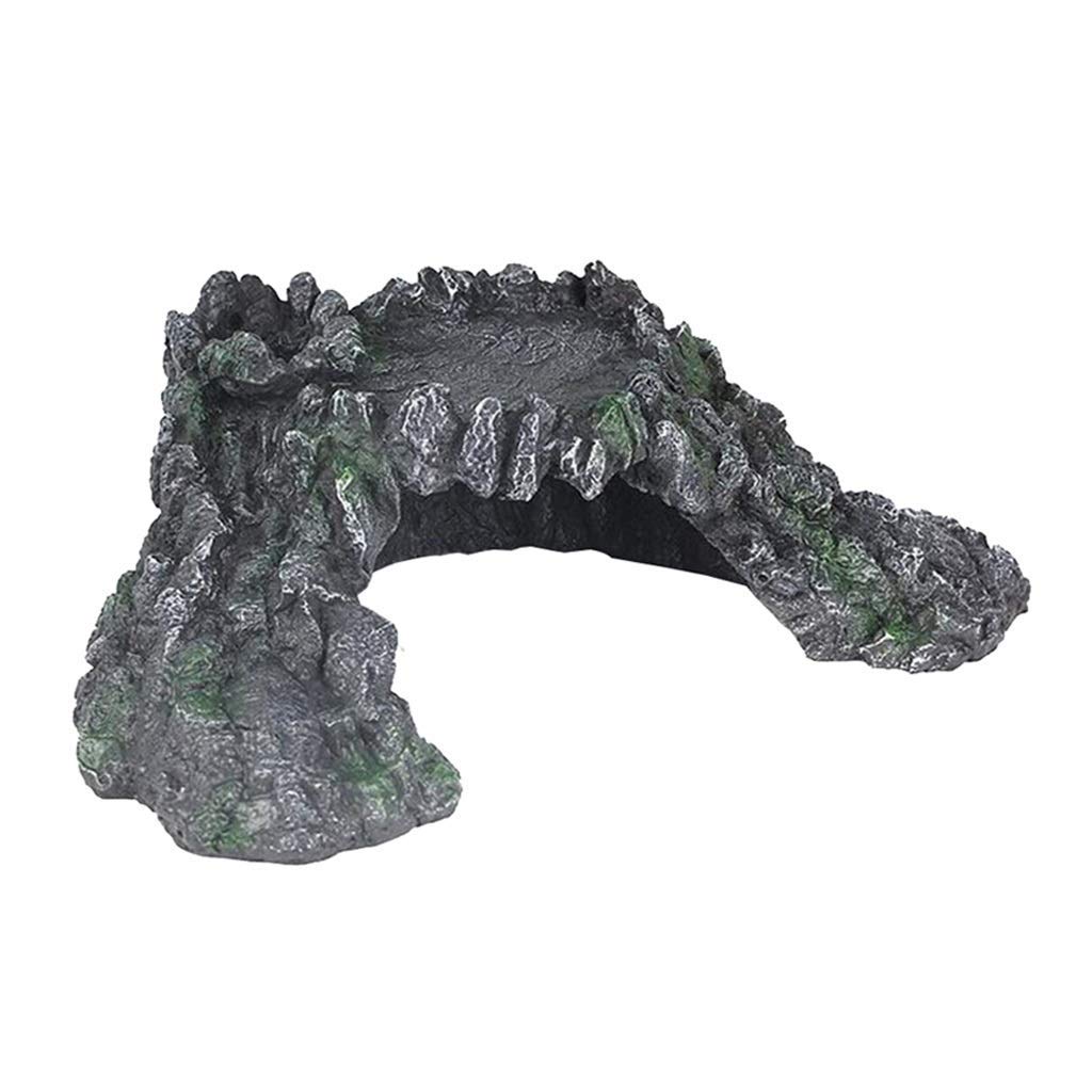Cueva de escondite de Reptiles, Caja de Cueva de Reptiles - Decoración de hábitat Tortuga Lagarto Serpiente Araña Escondites Escalada Caja de Reptiles Accesorios Adornos