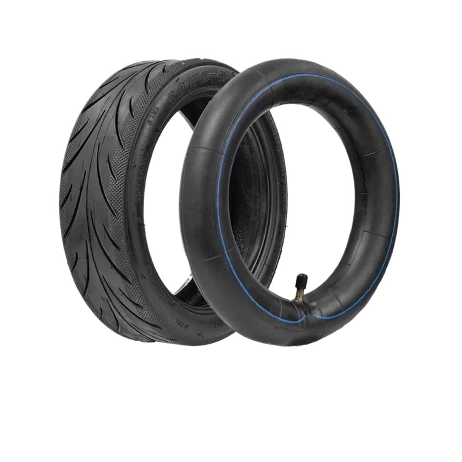 Camera d'Aria Monopattino Elettrico Pneumatico 60/70-6.5 for Scooter Elettrico, Camera d'Aria Antiscivolo da 10 Pollici, 10x2/2.125, Accessori(Outer Tire)