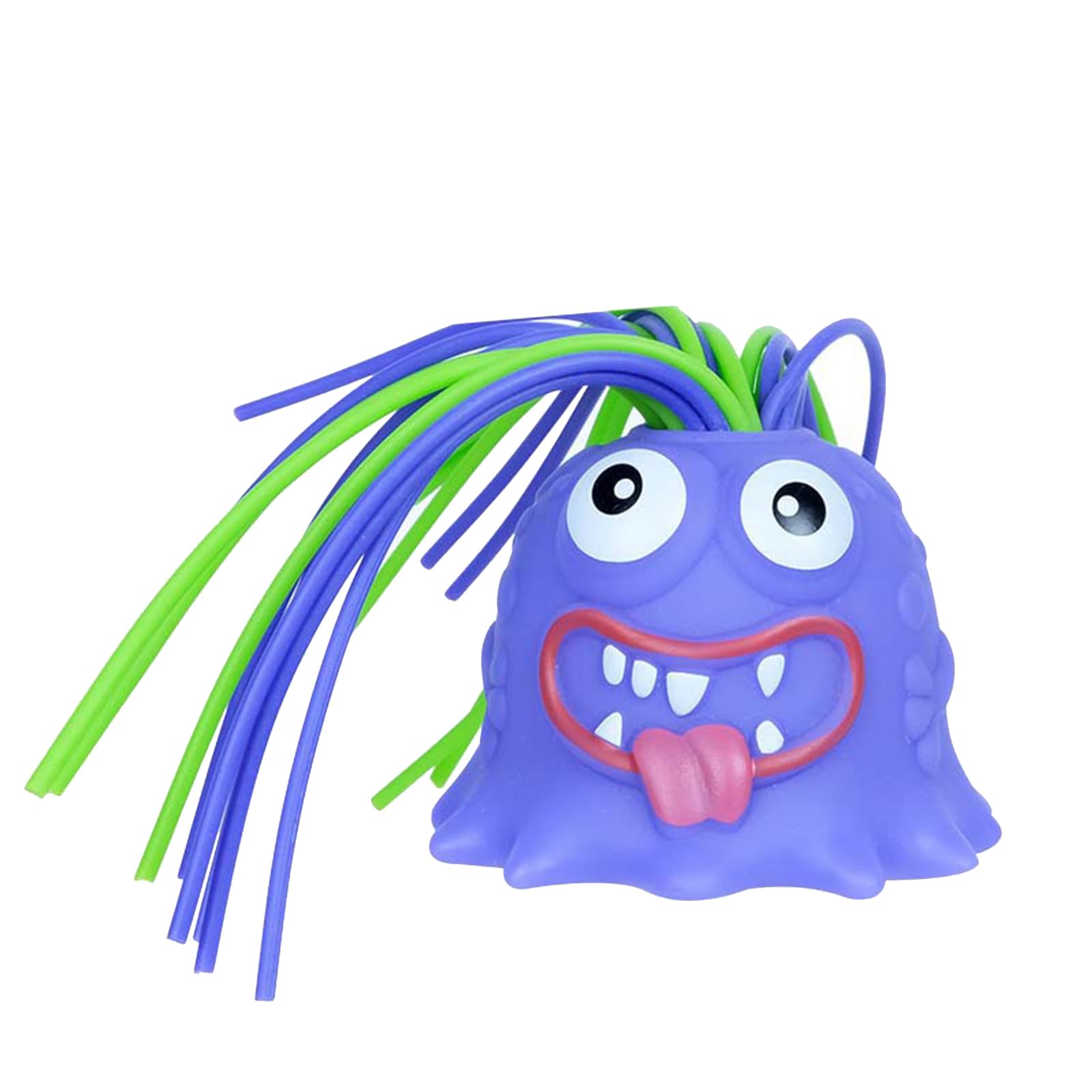 Fidget Toys for Stress Relief - Screaming Monster Toys That Light Up, Make Different Sounds, Knitted Hair - Suitable for Adults & Teenagers