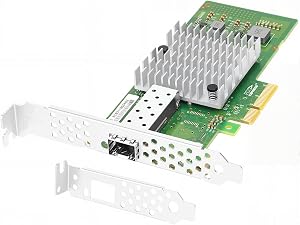🚨 Scheda di rete PCIe Ethernet per chipset Intel 82599ES PCIe 2.0 x4 10 GB singola porta SFP+ LAN Card Support Windows Server/Windows/Linux/VMware/ESX