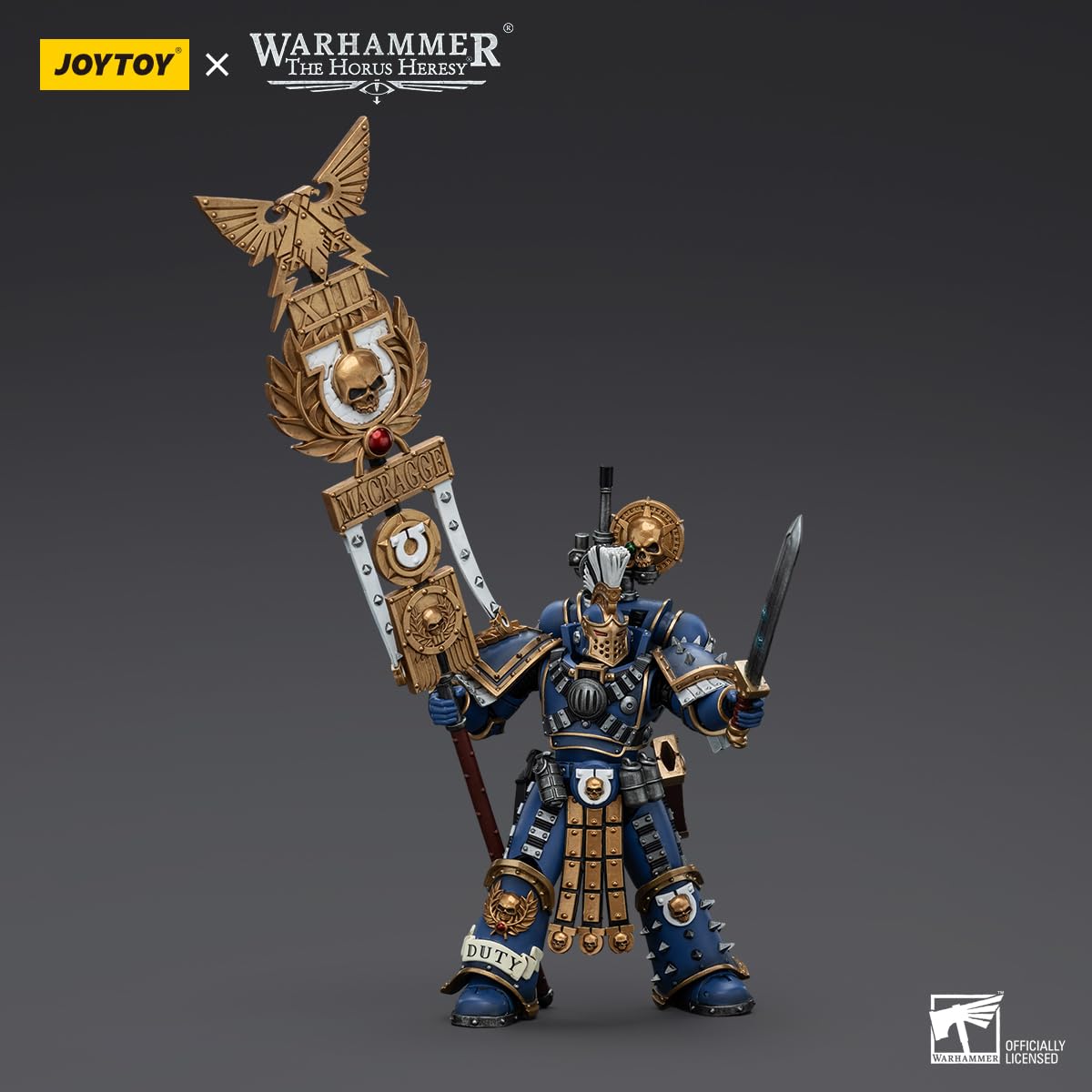 TOYVERSE JOYTOY 1/18 Figura d'azione Warhammer The Horus Heresy, Ultramarines Remus Ventanus, Articolazioni mobili Modello di Personaggio, 15 anni e più - 5