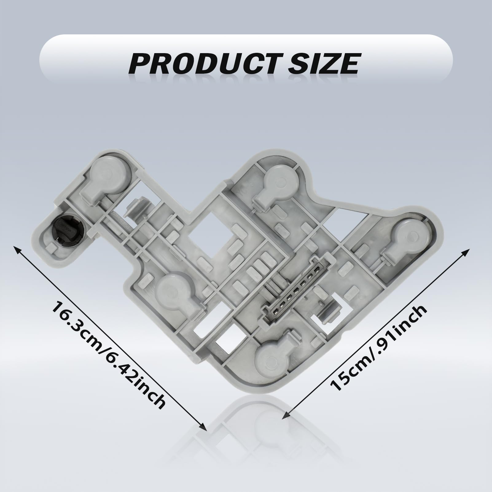 Plaque de Circuit d'Éclairage Arrière Droite, Porte-lampe Gris, Compatible avec Classe C W204 Berline 2007-2010, 2048201500, 2048201600, 2115450328